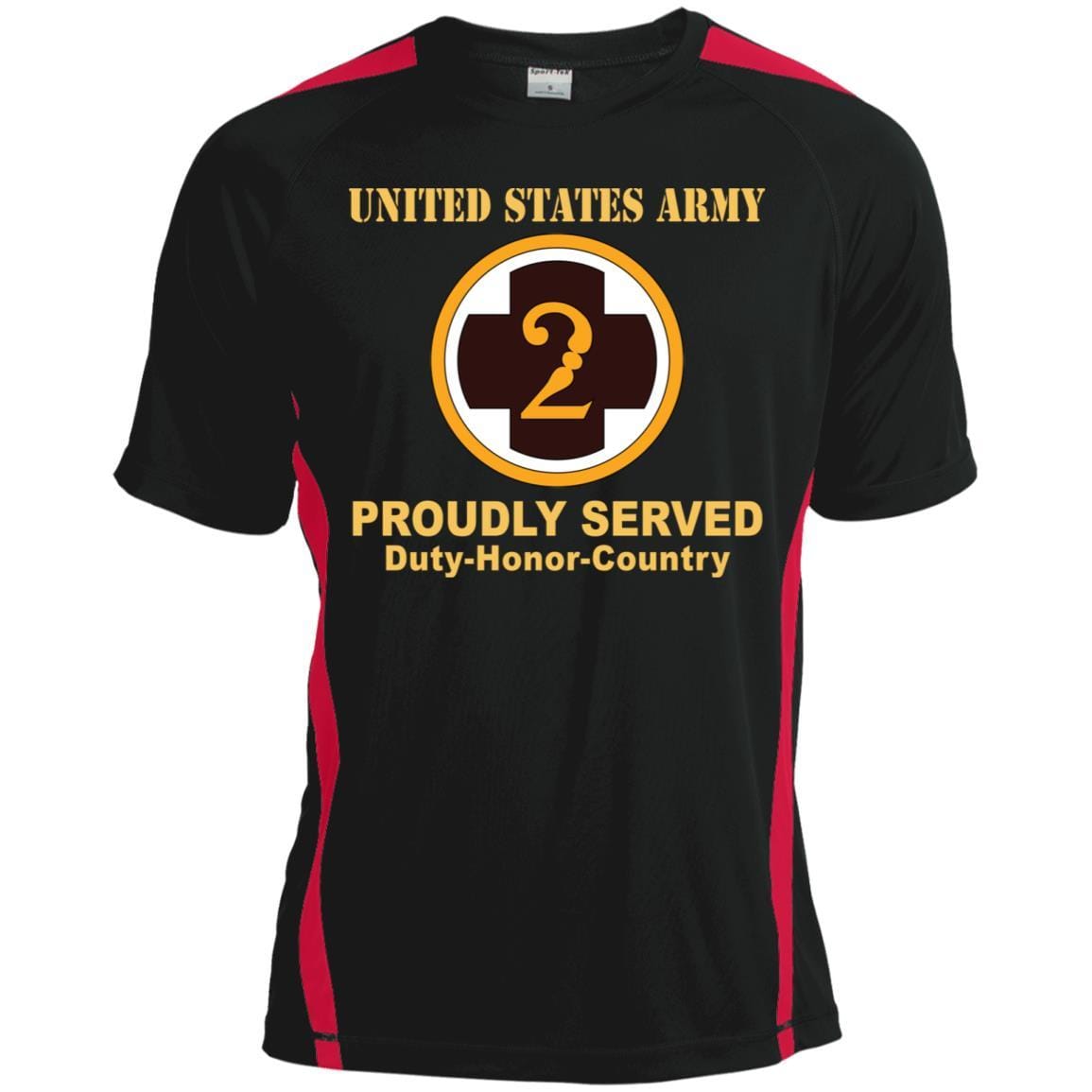 US ARMY 2ND MEDICAL BRIGADE- Proudly Served T-Shirt On Front For Men-TShirt-Army-Veterans Nation