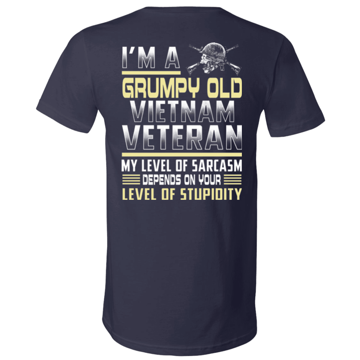 Military T-Shirt "I'm A Grump Old Vietnam Veteran"-TShirt-General-Veterans Nation
