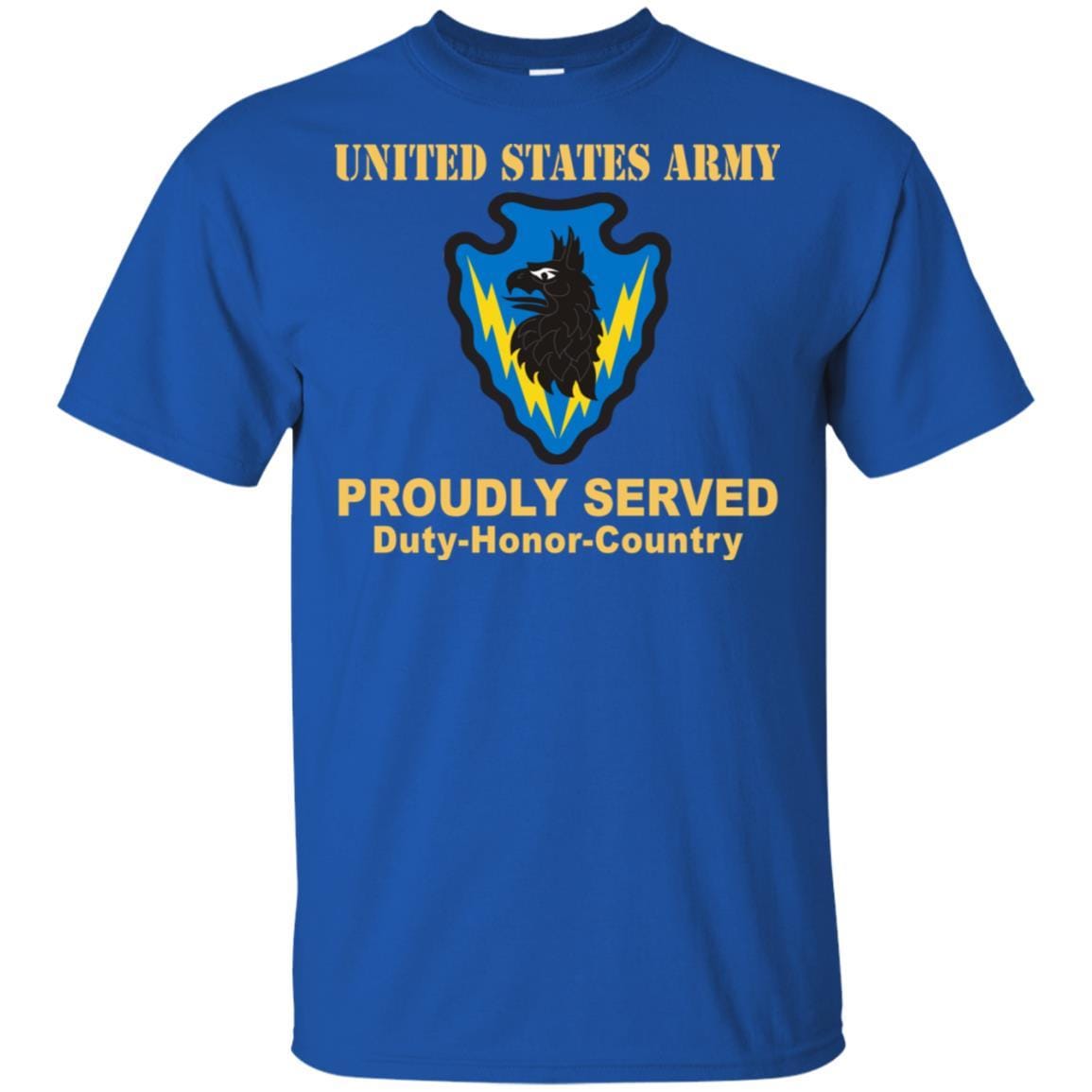 US ARMY 71ST EXPEDITIONARY MILITARY INTELLIGENCE BRIGADE - Proudly Served T-Shirt On Front For Men-TShirt-Army-Veterans Nation