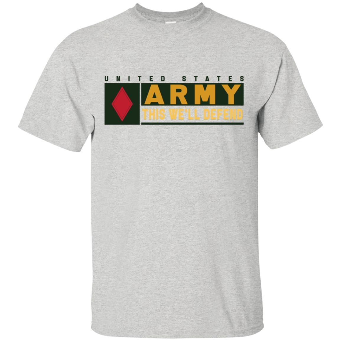 US Army 5TH INFANTRY DIVISION- This We'll Defend T-Shirt On Front For Men-TShirt-Army-Veterans Nation