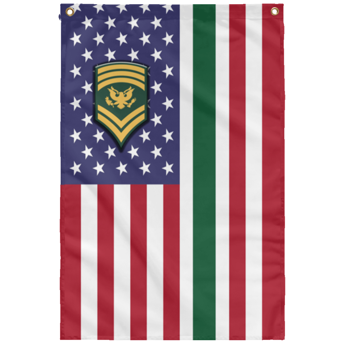 US Army E-9 SPC E9 SP9 Specialist 9 Wall Flag 3x5 ft Single Sided Print-WallFlag-Army-Ranks-Veterans Nation