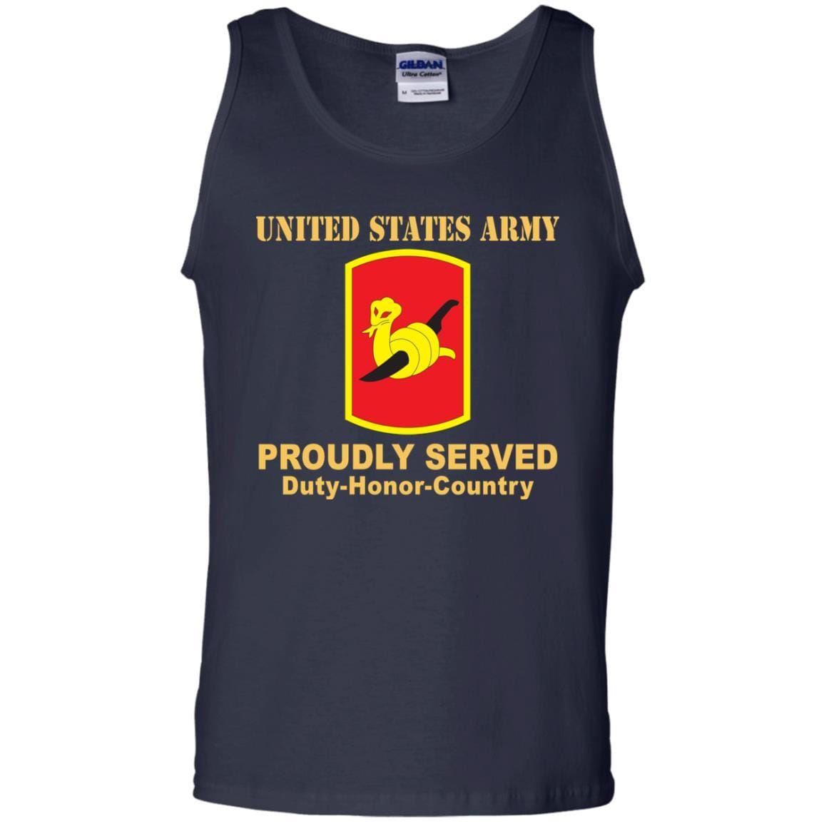 US ARMY 153RD FIELD ARTILLERY BRIGADE- Proudly Served T-Shirt On Front For Men-TShirt-Army-Veterans Nation