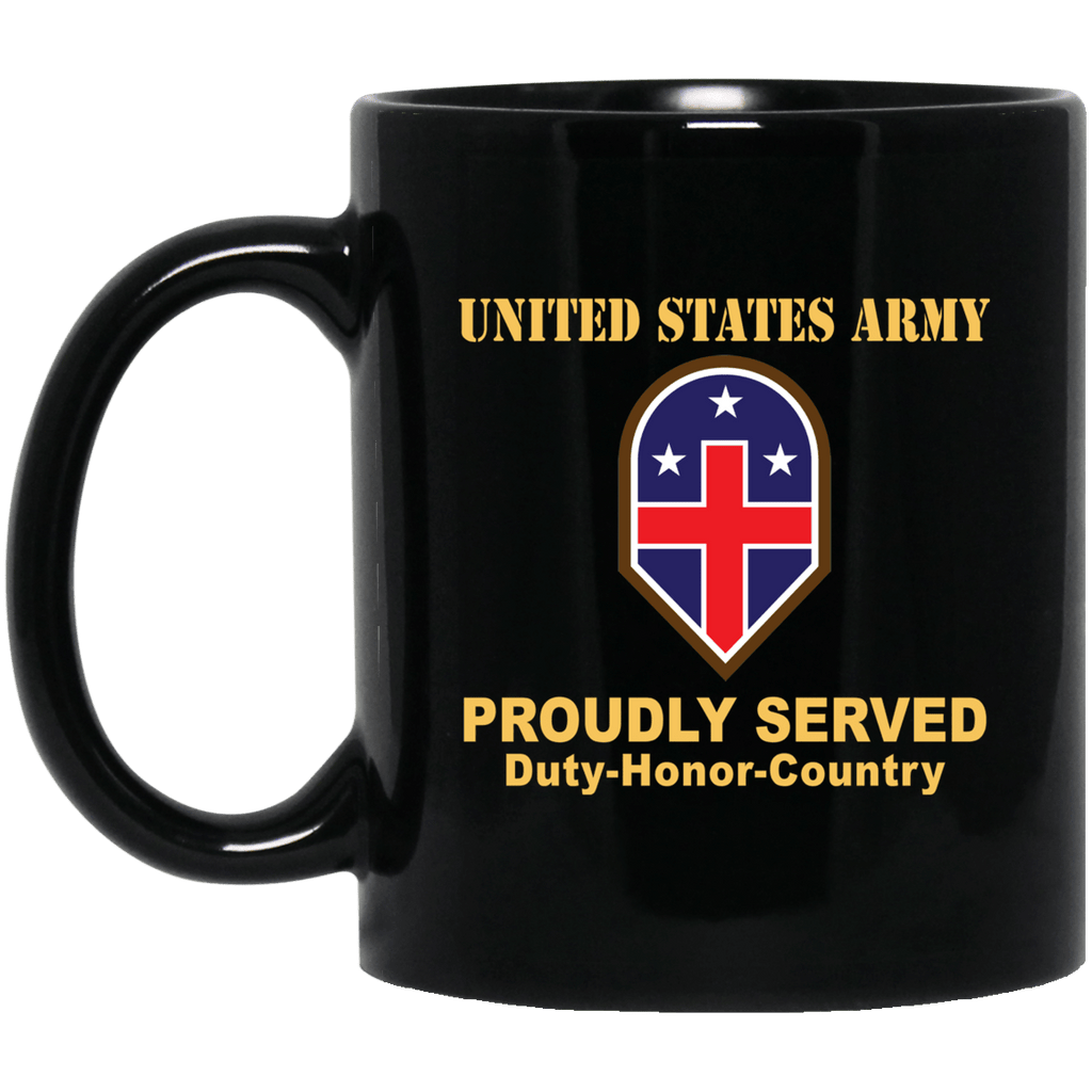 US ARMY 332 MEDICAL BRIGADE- 11 oz - 15 oz Black Mug-Mug-Army-CSIB-Veterans Nation