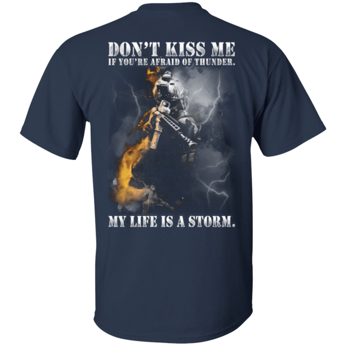 Military T-Shirt "My Life Is Storm Veteran"-TShirt-General-Veterans Nation