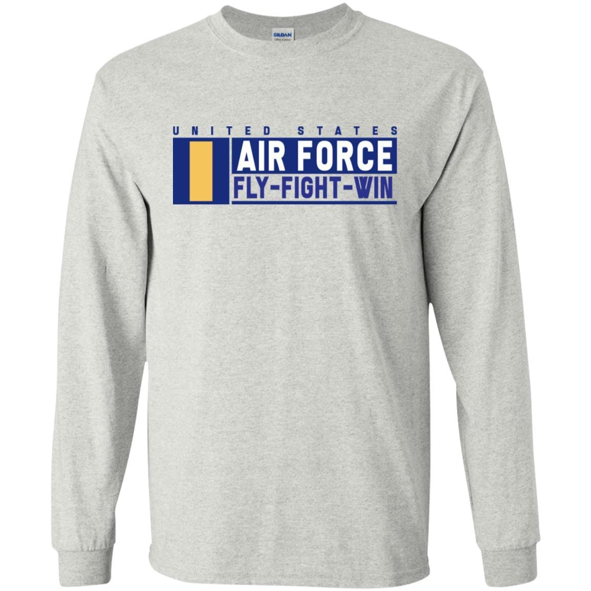 US Air Force O-1 Second Lieutenant Fly - Fight - Win T-Shirt On Front For Men-TShirt-USAF-Veterans Nation