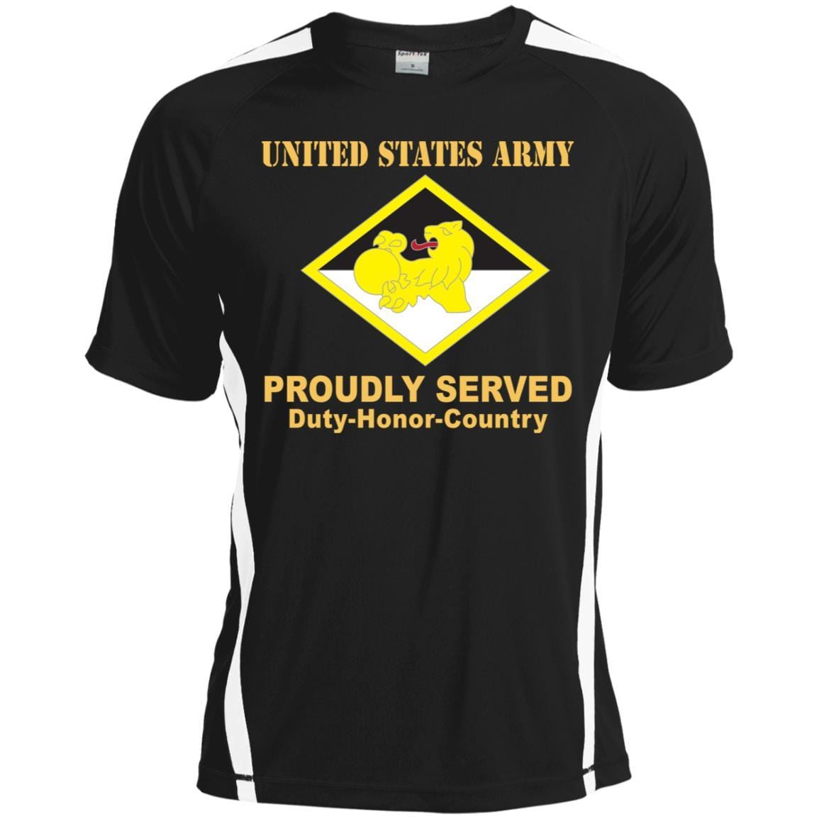 US ARMY 266TH FINANCE COMMAND- Proudly Served T-Shirt On Front For Men-TShirt-Army-Veterans Nation