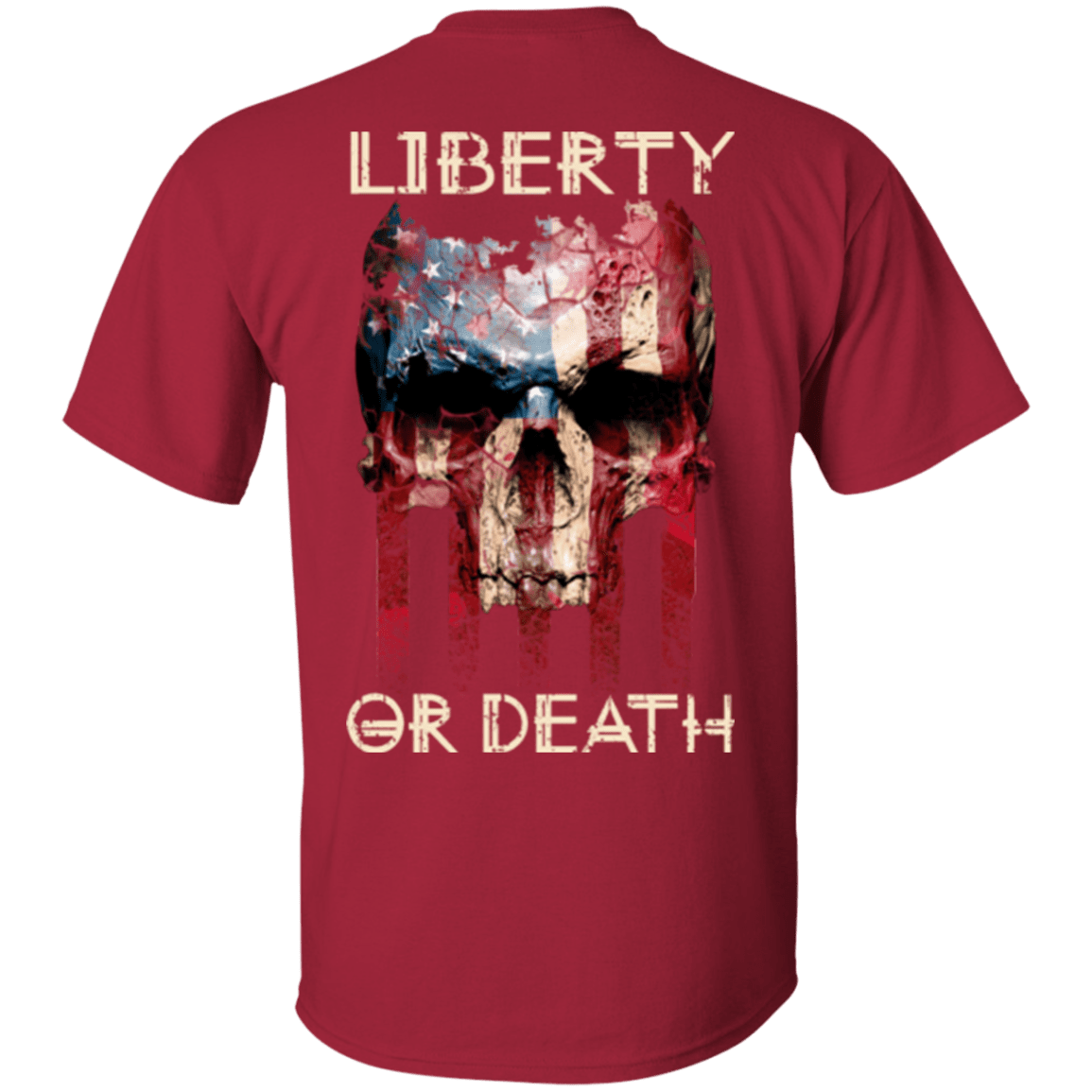 Military T-Shirt "Liberty Or Death"-TShirt-General-Veterans Nation