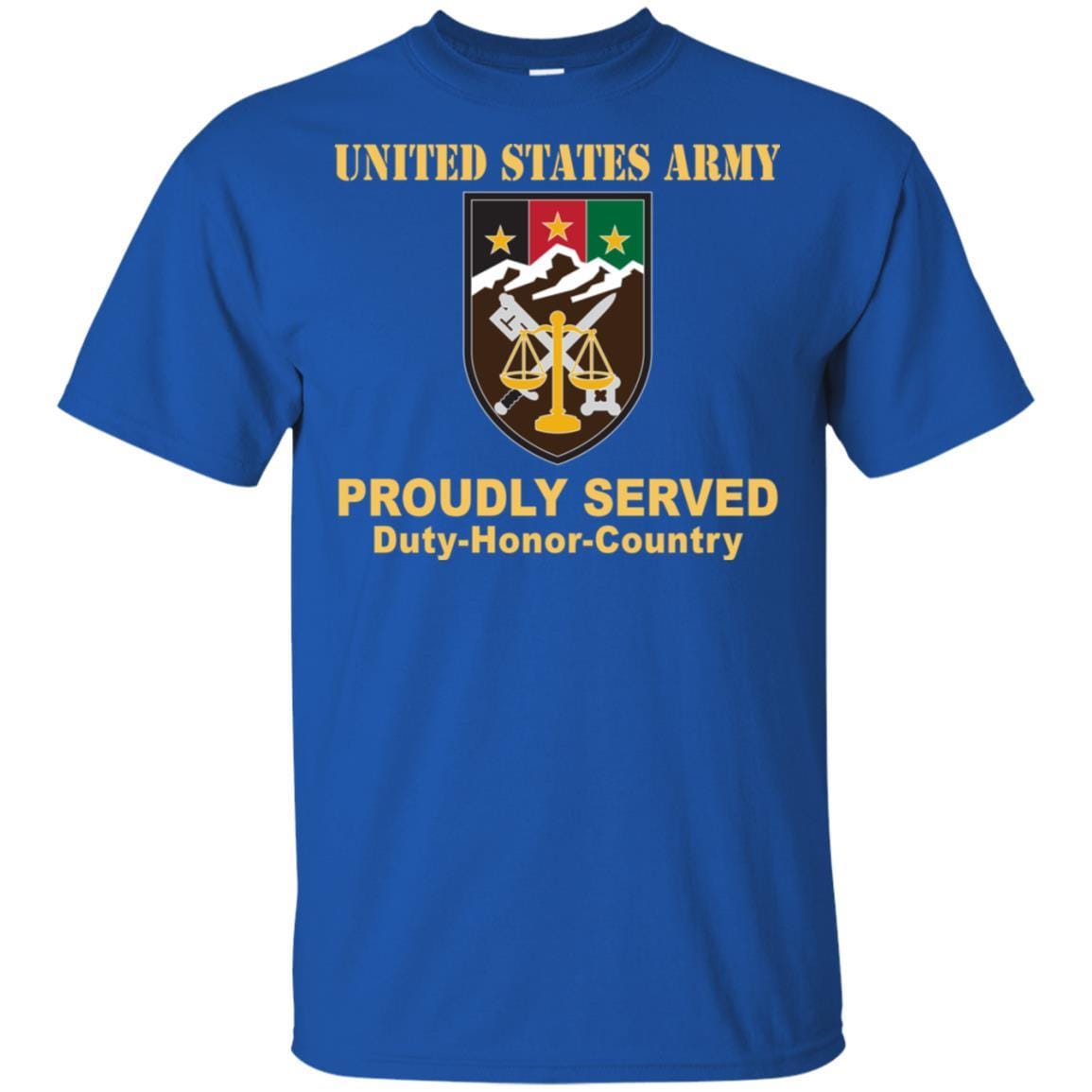 US ARMY CSIB UNITED STATES ARMY ELEMENT COMBINED JOINT INTERAGENCY TASK FORCE 435- Proudly Served T-Shirt On Front For Men-TShirt-Army-Veterans Nation