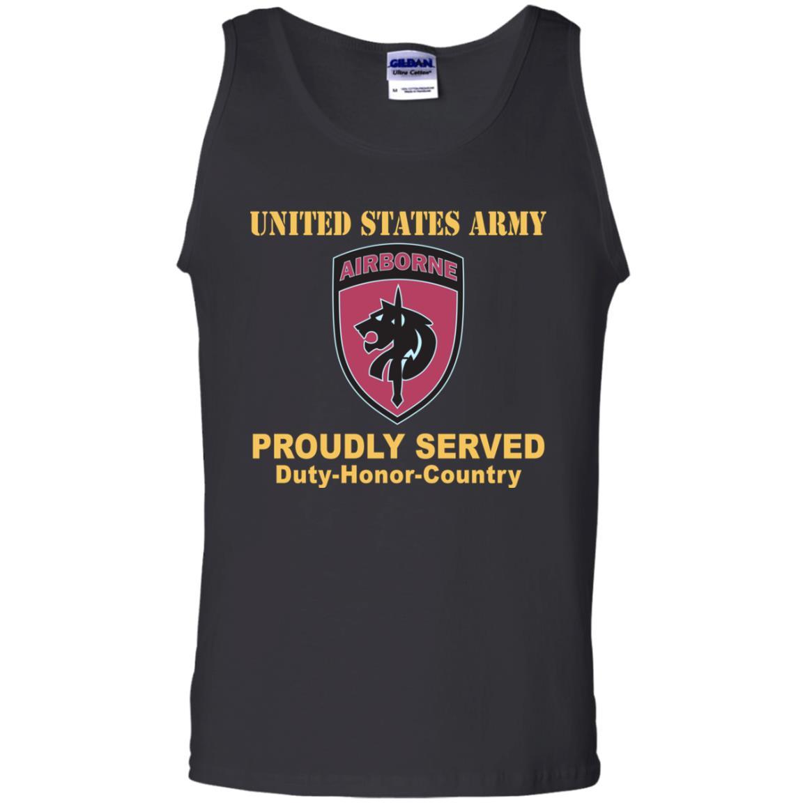 US ARMY SPECIAL OPERATIONS COMMAND AFRICA- Proudly Served T-Shirt On Front For Men-TShirt-Army-Veterans Nation