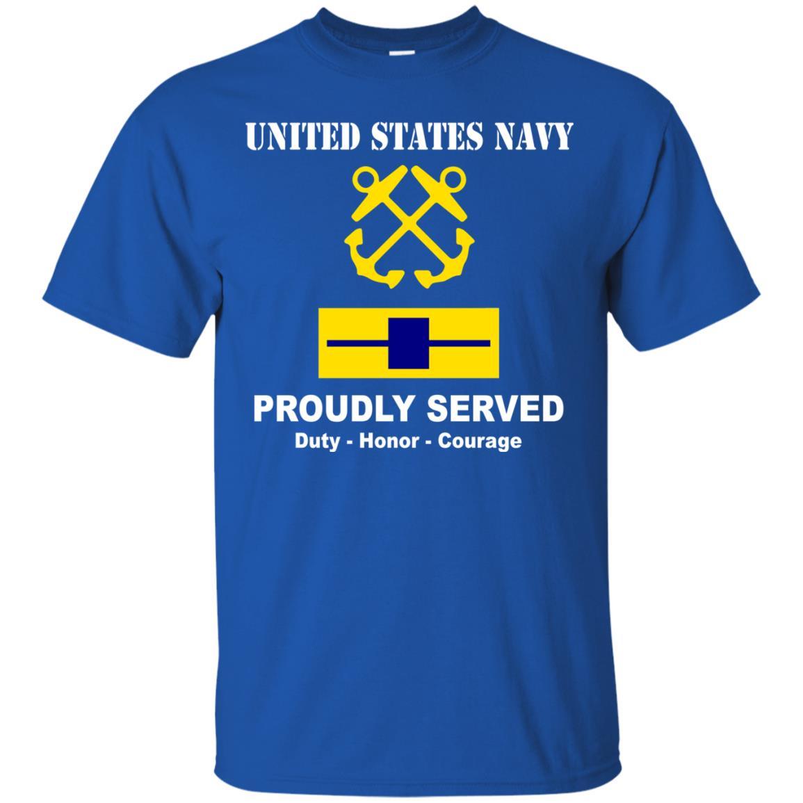 US Navy W-5 Chief Warrant Officer 5 W5 CW5 Warrant Officer Ranks T shirt Men Front T Shirt Navy-TShirt-Navy-Veterans Nation