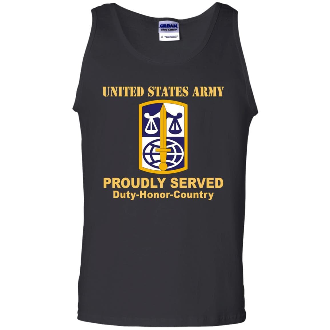 US ARMY CSIB LEGAL SERVICES AGENCY- Proudly Served T-Shirt On Front For Men-TShirt-Army-Veterans Nation