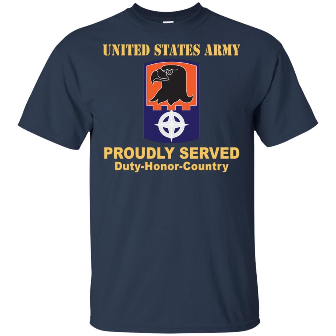 US ARMY 244TH AVIATION BRIGADE- Proudly Served T-Shirt On Front For Men-TShirt-Army-Veterans Nation