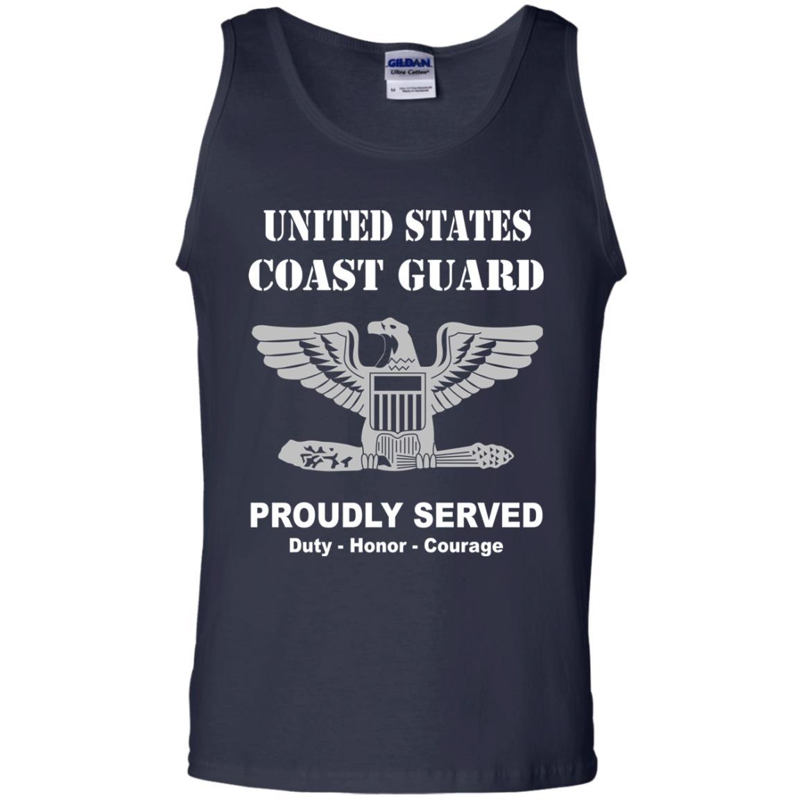 US Coast Guard O-6 Captain O6 CAPT Senior Officer Men Front USCG T Shirt-TShirt-USCG-Veterans Nation