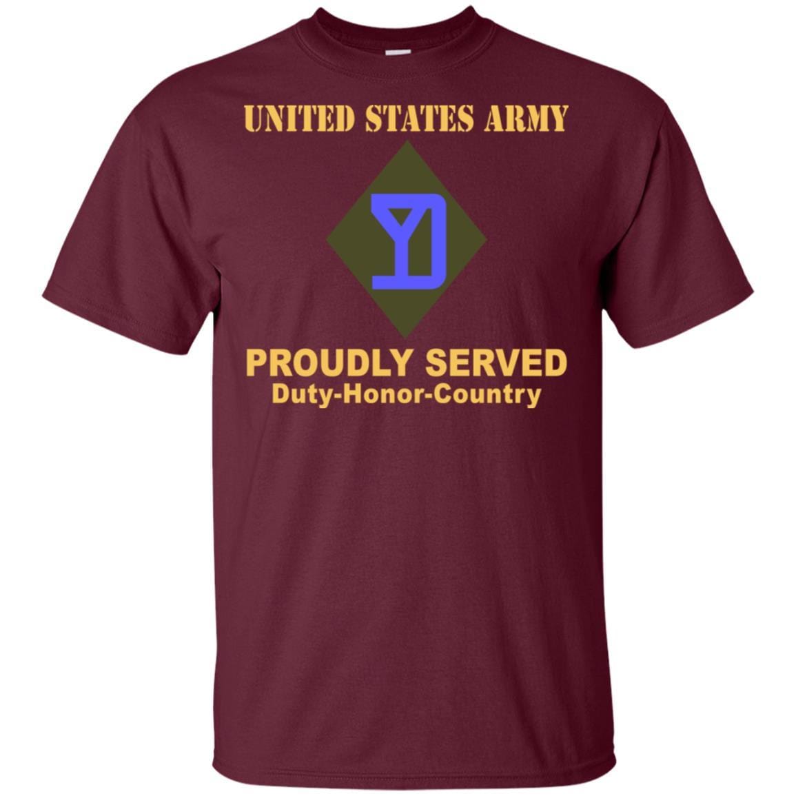 US ARMY 26TH MANEUVER ENHANCEMENT BRIGADE- Proudly Served T-Shirt On Front For Men-TShirt-Army-Veterans Nation