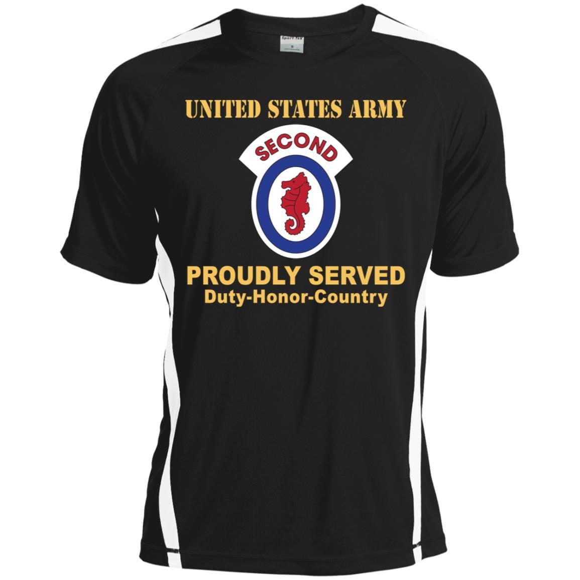 US ARMY 2ND ENGINEER BRIGADE- Proudly Served T-Shirt On Front For Men-TShirt-Army-Veterans Nation