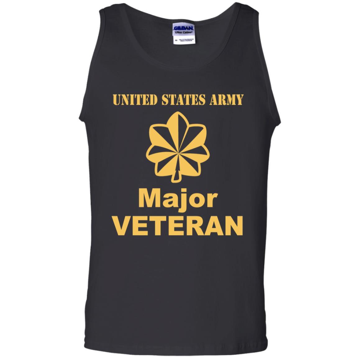 US Army O-4 Major O4 MAJ Field Officer Ranks Veteran Men T Shirt On Front-TShirt-Army-Veterans Nation