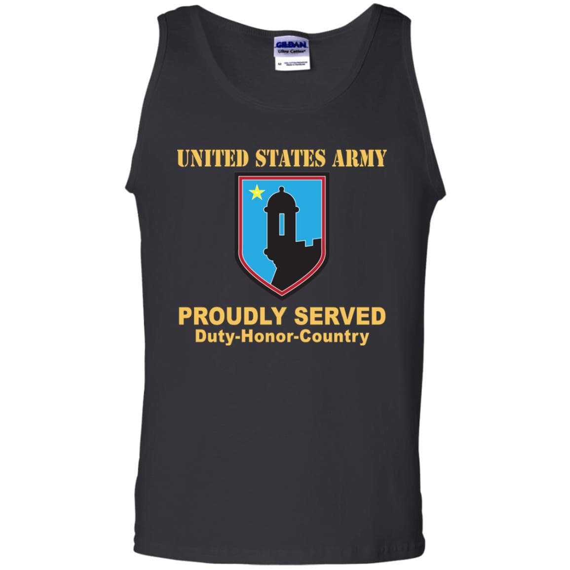 US ARMY 191 SUPPORT GROUP- Proudly Served T-Shirt On Front For Men-TShirt-Army-Veterans Nation