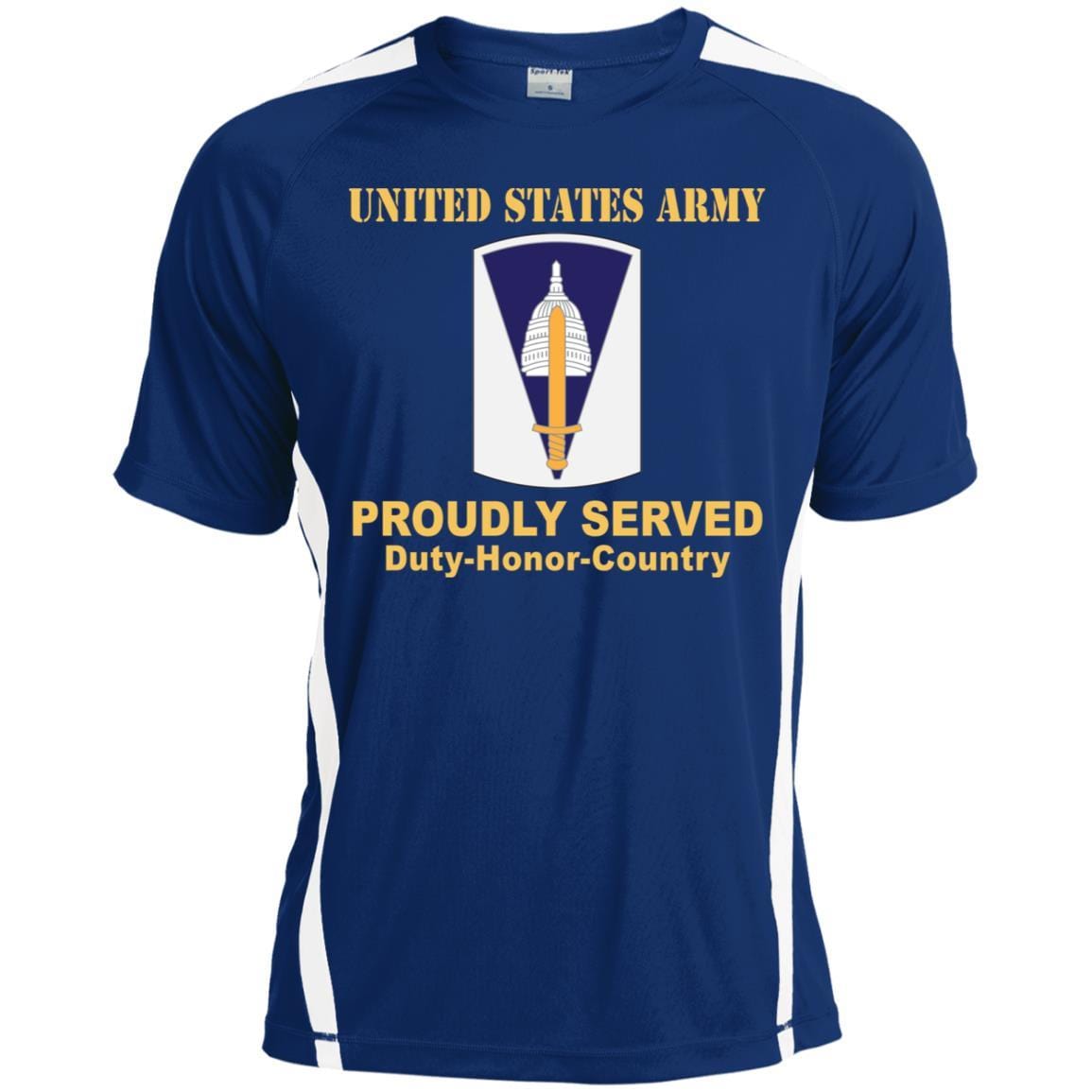 US ARMY 354TH CIVIL AFFAIRS BRIGADE- Proudly Served T-Shirt On Front For Men-TShirt-Army-Veterans Nation