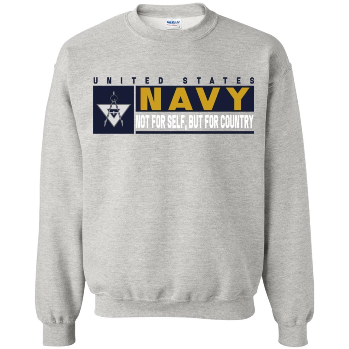 Navy Draftsman Navy DM- Not for self Long Sleeve - Pullover Hoodie-TShirt-Navy-Veterans Nation