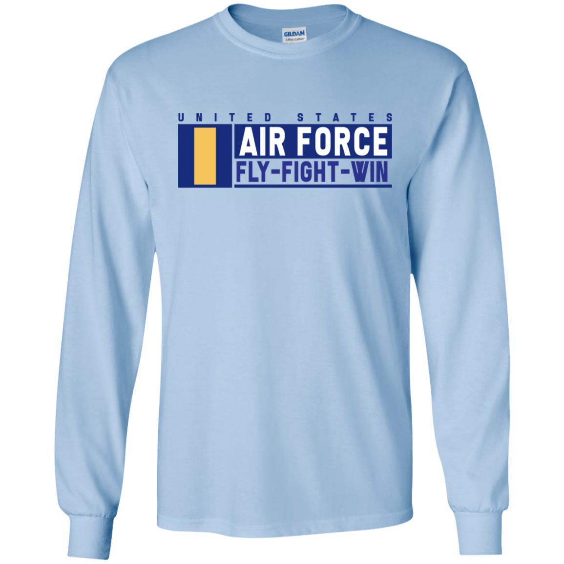 US Air Force O-1 Second Lieutenant Fly - Fight - Win T-Shirt On Front For Men-TShirt-USAF-Veterans Nation