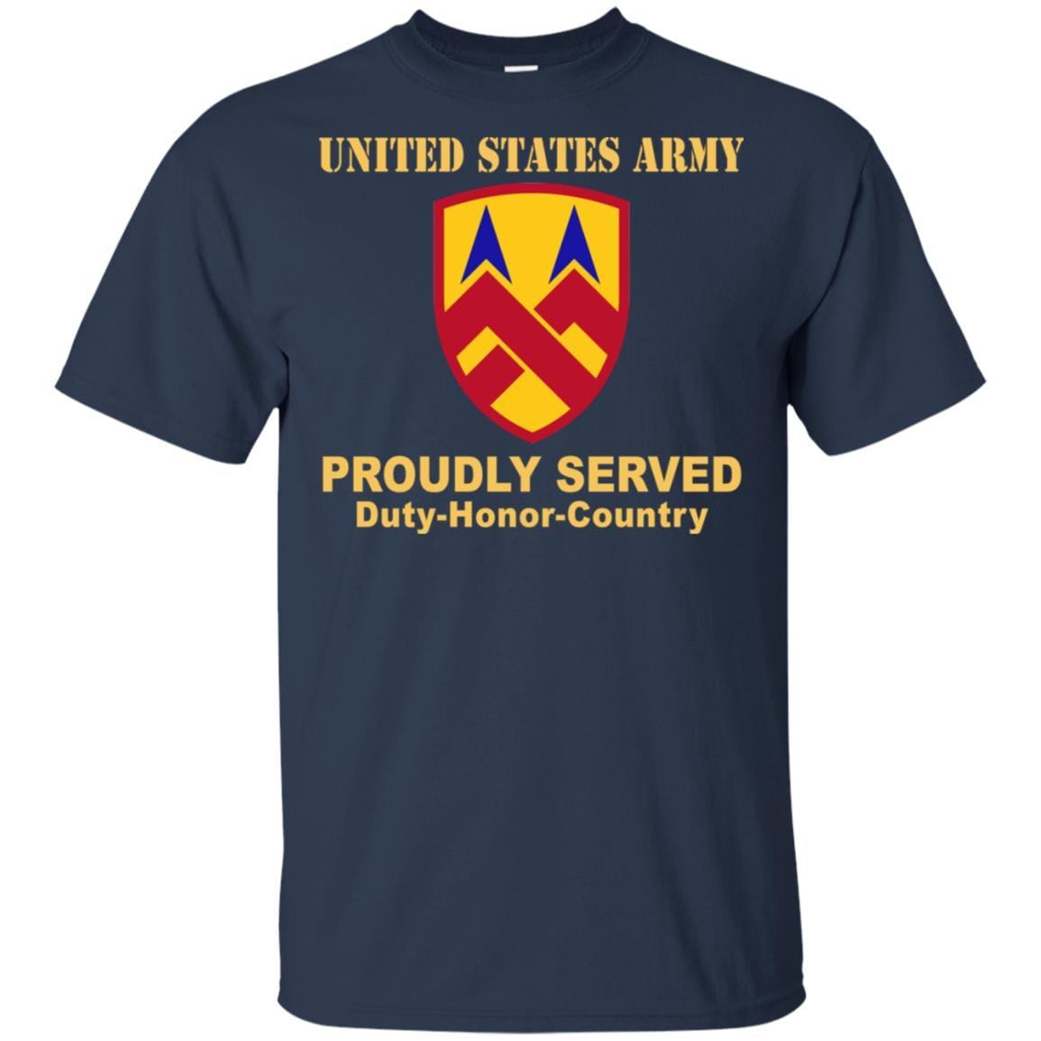 US ARMY 377TH THEATER SUSTAINMENT COMMAND- Proudly Served T-Shirt On Front For Men-TShirt-Army-Veterans Nation