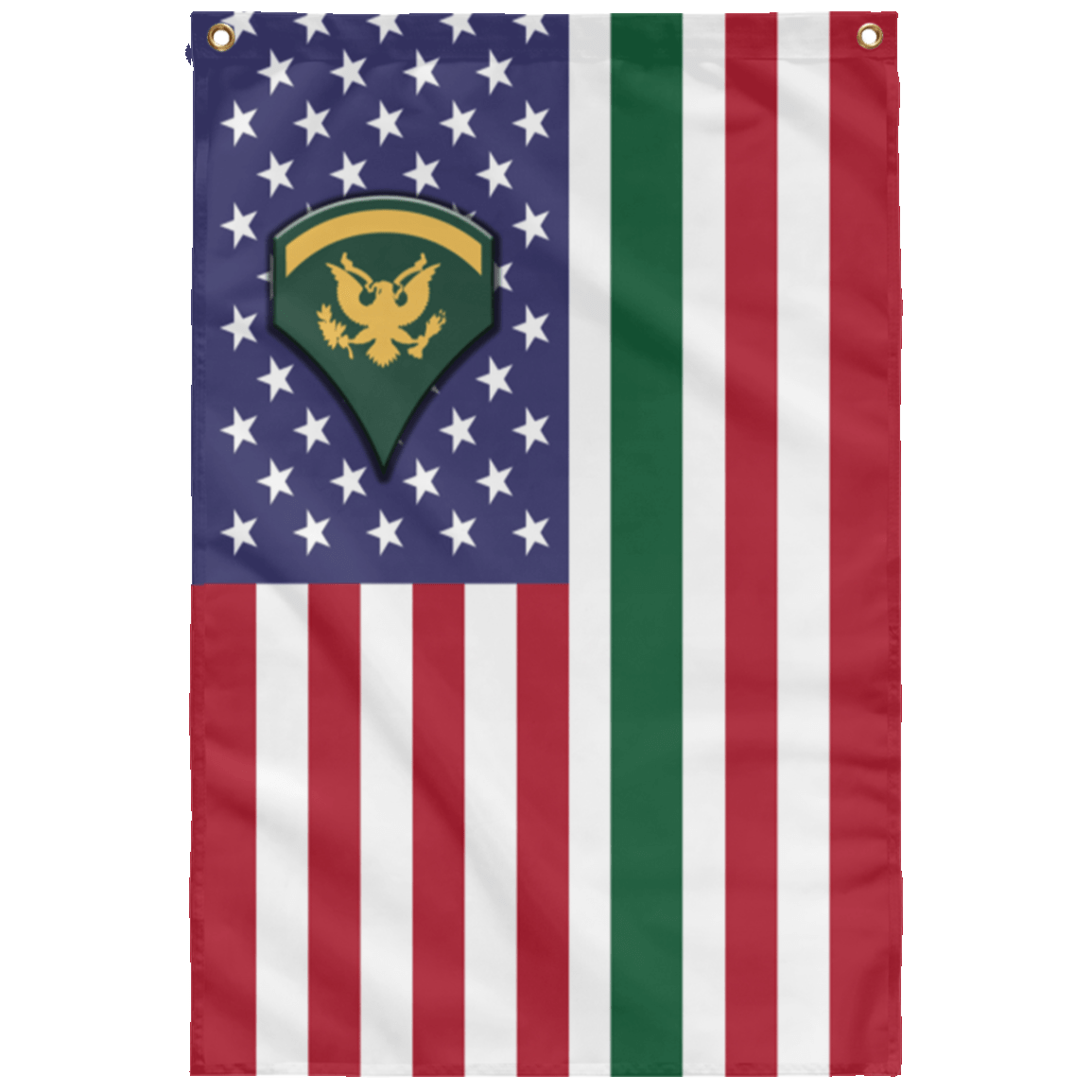 US Army E-5 SPC E5 SP5 Specialist 5 Specialist 2nd Class Wall Flag 3x5 ft Single Sided Print-WallFlag-Army-Ranks-Veterans Nation