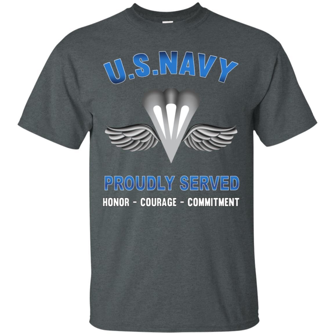 Navy Aircrew Survival Equipmentman Navy PR - Proudly Served T-Shirt For Men On Front-TShirt-Navy-Veterans Nation