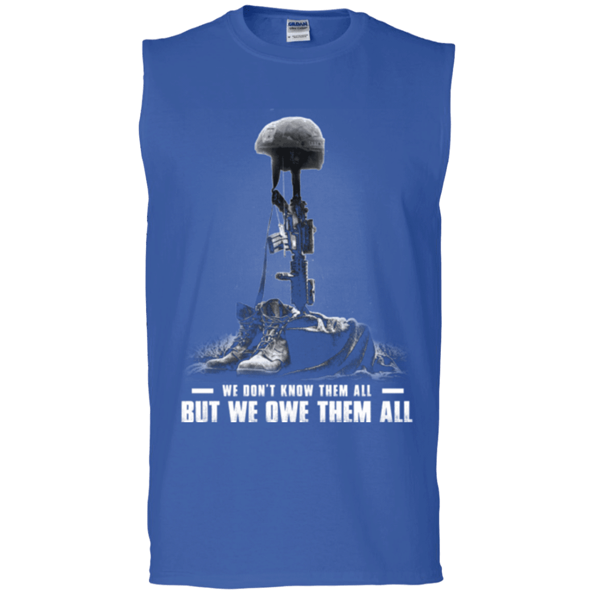 Military T-Shirt "We Owe Them All"-TShirt-General-Veterans Nation