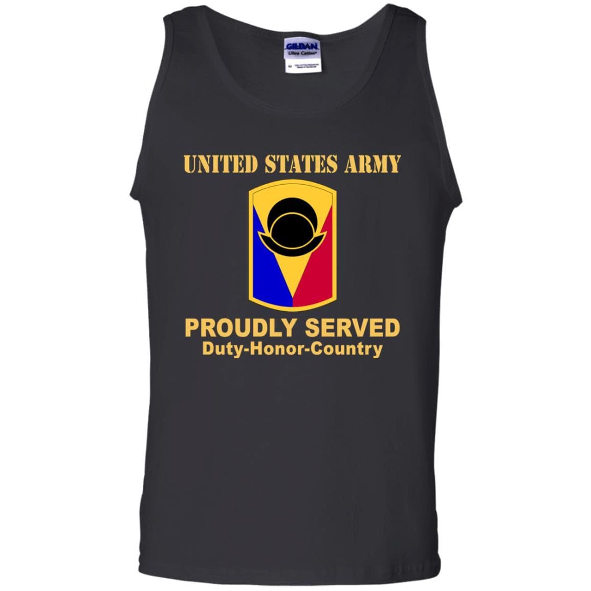 US ARMY 53RD INFANTRY BRIGADE COMBAT TEAM - Proudly Served T-Shirt On Front For Men-TShirt-Army-Veterans Nation