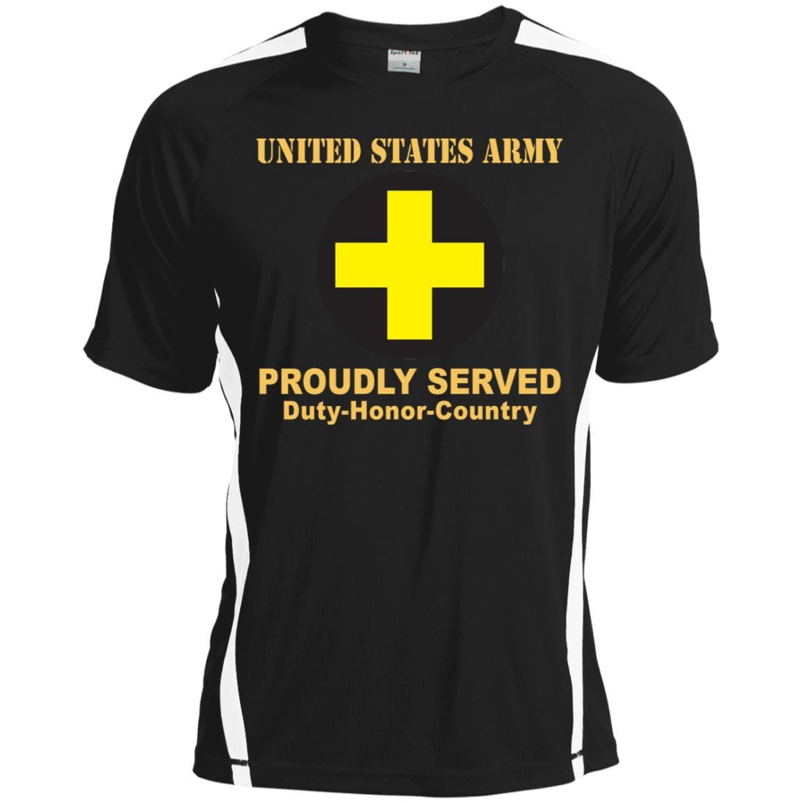 US ARMY 33RD INFANTRY BRIGADE COMBAT TEAM CSIB - Proudly Served T-Shirt On Front For Men-TShirt-Army-Veterans Nation