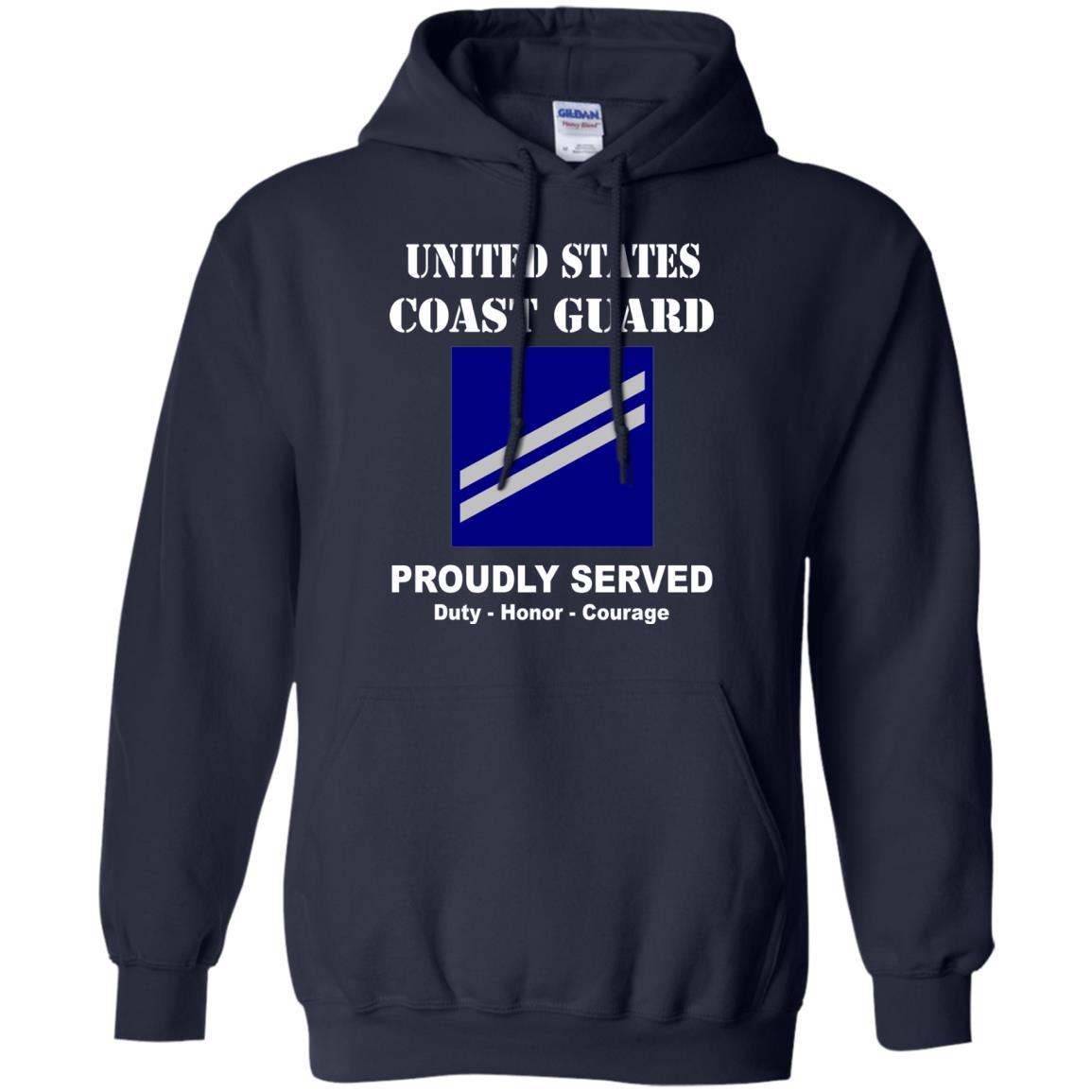 US Coast Guard E-2 Seaman Apprentice E2 SA Seaman Men Front USCG T Shirt-TShirt-USCG-Veterans Nation