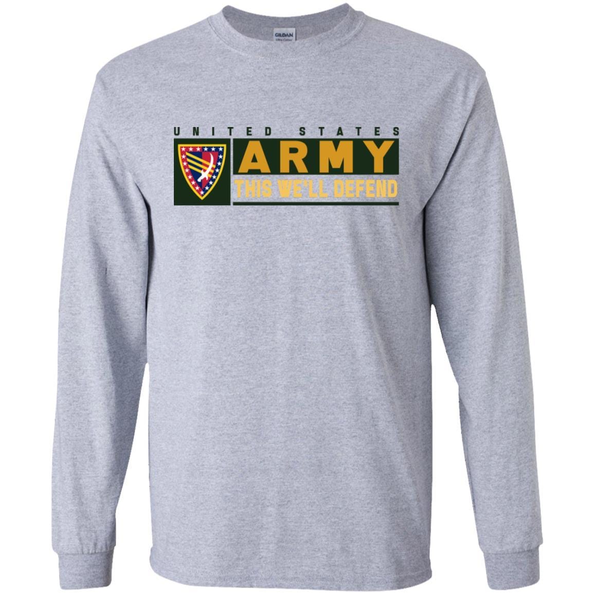 US Army 38 SUSTAINMENT BRIGADE- This We'll Defend T-Shirt On Front For Men-TShirt-Army-Veterans Nation