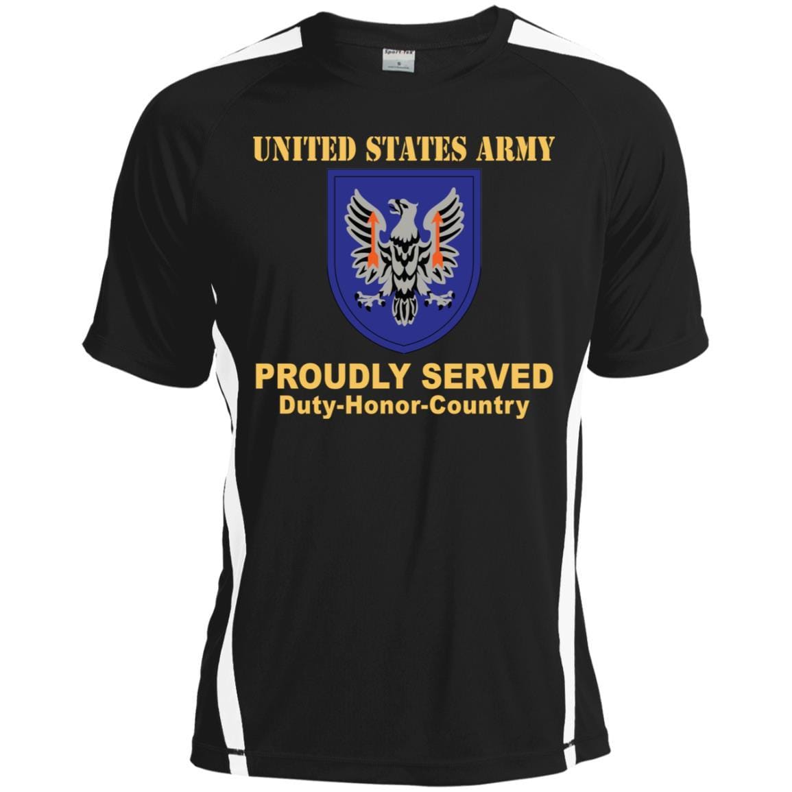 US ARMY 11TH AVIATION COMMAND- Proudly Served T-Shirt On Front For Men-TShirt-Army-Veterans Nation