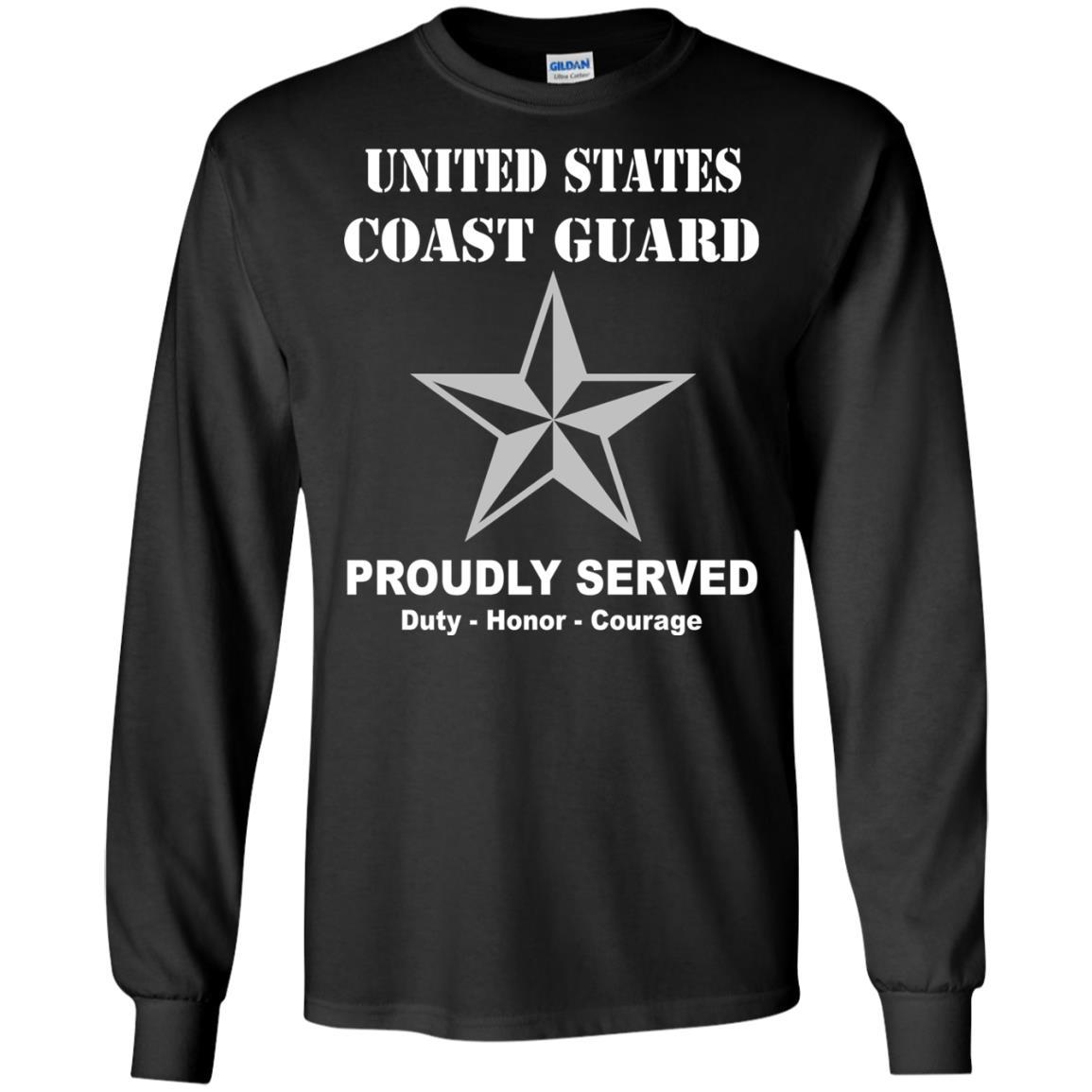 US Coast Guard O-7 Rear Admiral Lower Half O7 DRML Flag Officer Men Front USCG T Shirt-TShirt-USCG-Veterans Nation