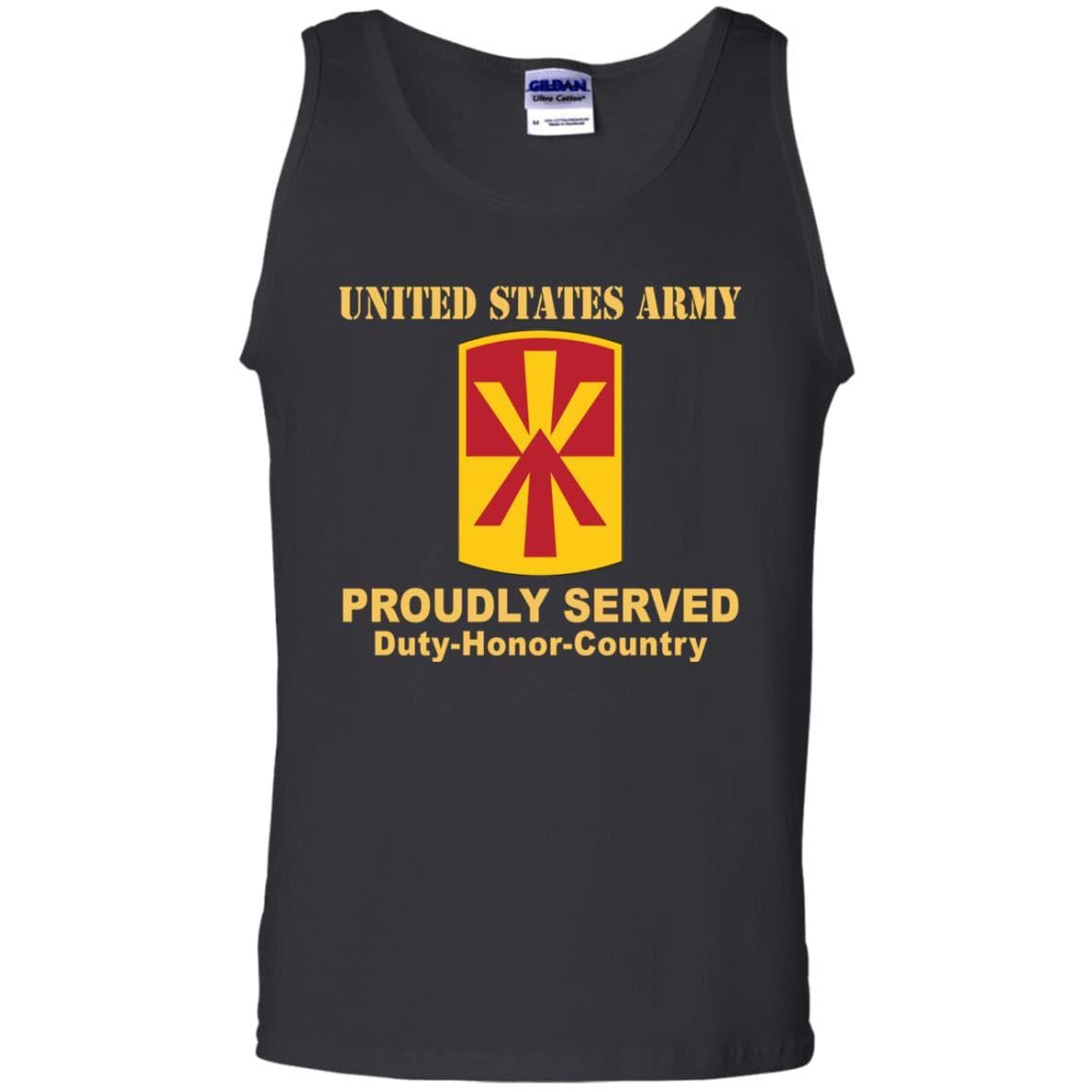 US ARMY 11TH AIR DEFENSE ARTILLERY BRIGADE- Proudly Served T-Shirt On Front For Men-TShirt-Army-Veterans Nation