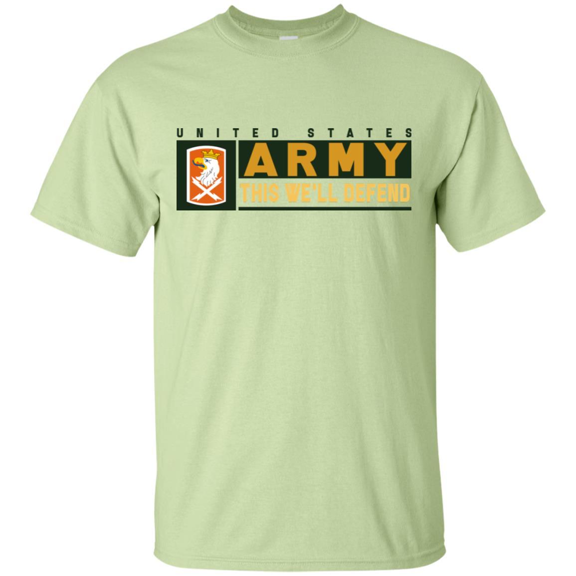 US Army 22ND SIGNAL BRIGADE- This We'll Defend T-Shirt On Front For Men-TShirt-Army-Veterans Nation