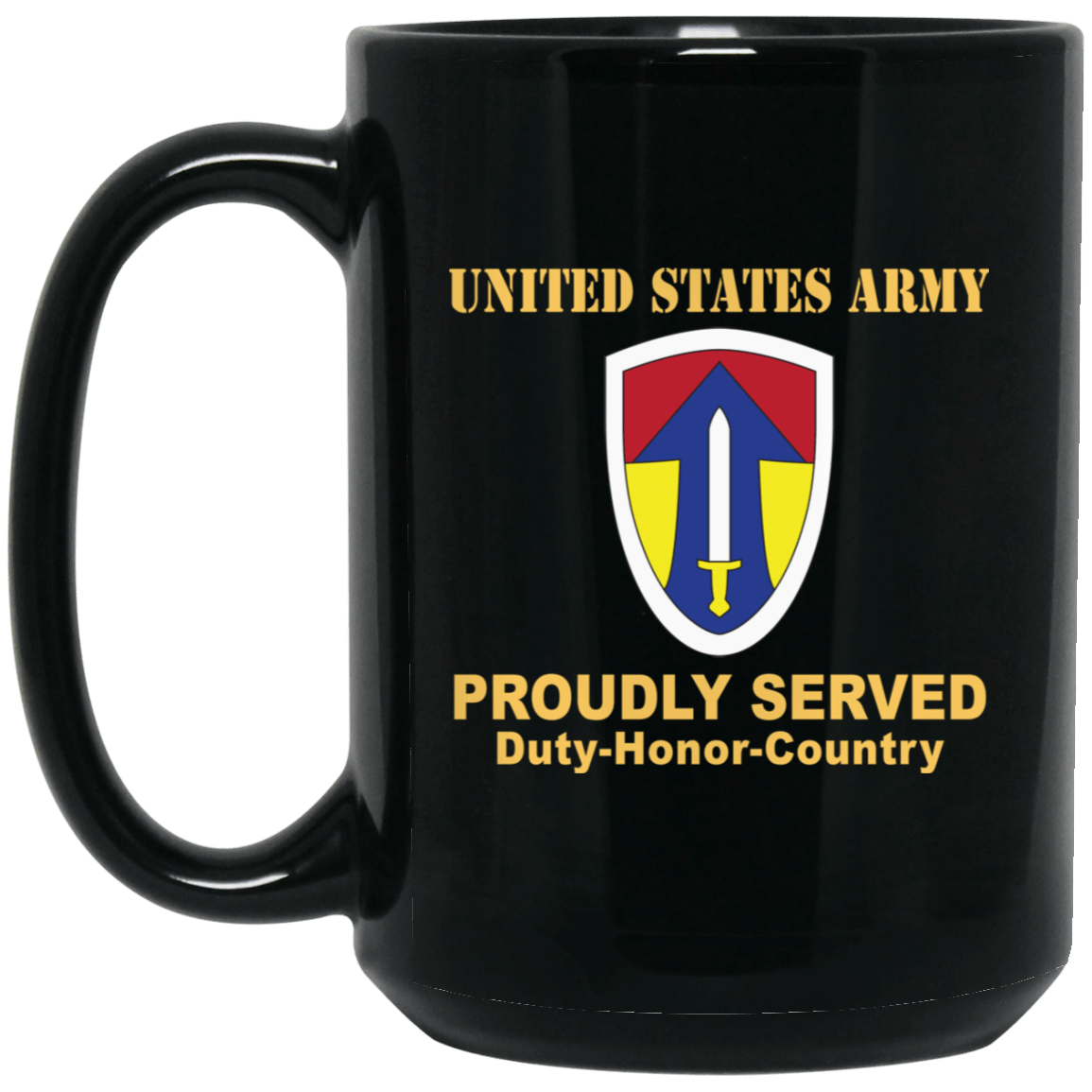 US ARMY 2 FIELD FORCE, VIETNAM- 11 oz - 15 oz Black Mug-Mug-Army-CSIB-Veterans Nation
