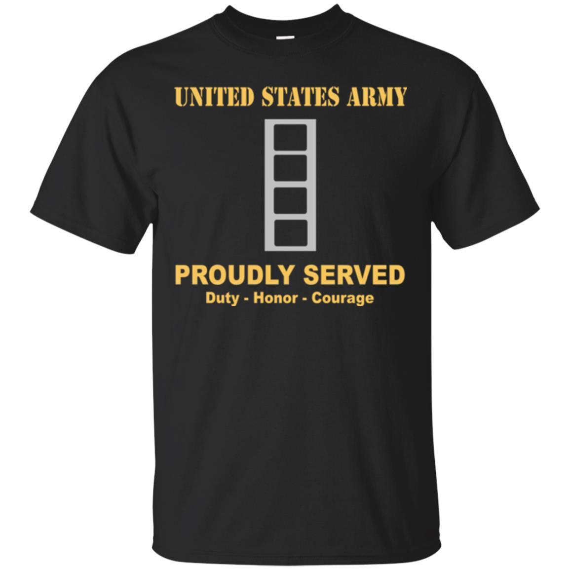 US Army W-4 Chief Warrant Officer 4 W4 CW4 Warrant Officer Ranks Men Front Shirt US Army Rank-TShirt-Army-Veterans Nation