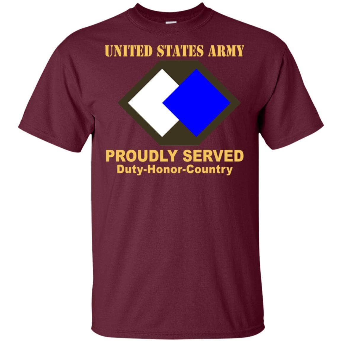 US ARMY 96TH SUSTAINMENT BRIGADE - Proudly Served T-Shirt On Front For Men-TShirt-Army-Veterans Nation