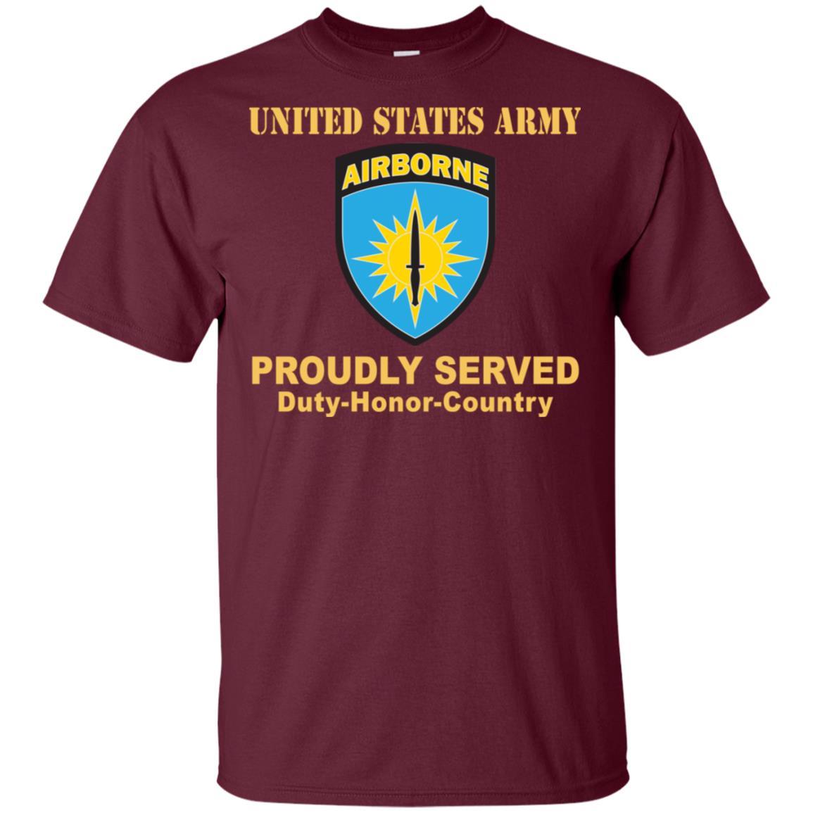 US ARMY SPECIAL OPERATIONS COMMAND PACIFIC- Proudly Served T-Shirt On Front For Men-TShirt-Army-Veterans Nation