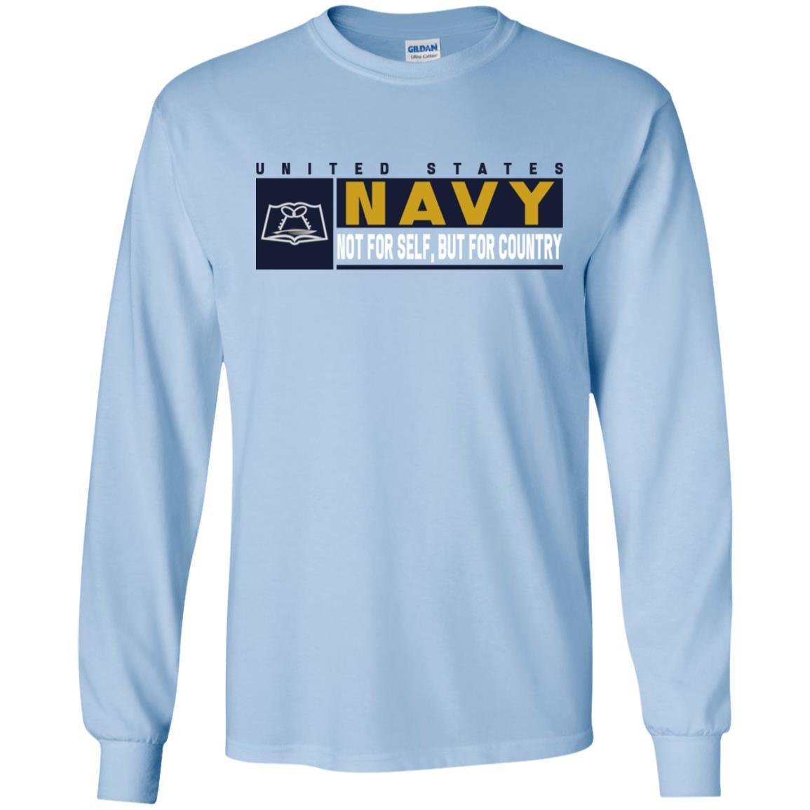 Navy Mess Management Specialist Navy MS- Not for self Long Sleeve - Pullover Hoodie-TShirt-Navy-Veterans Nation