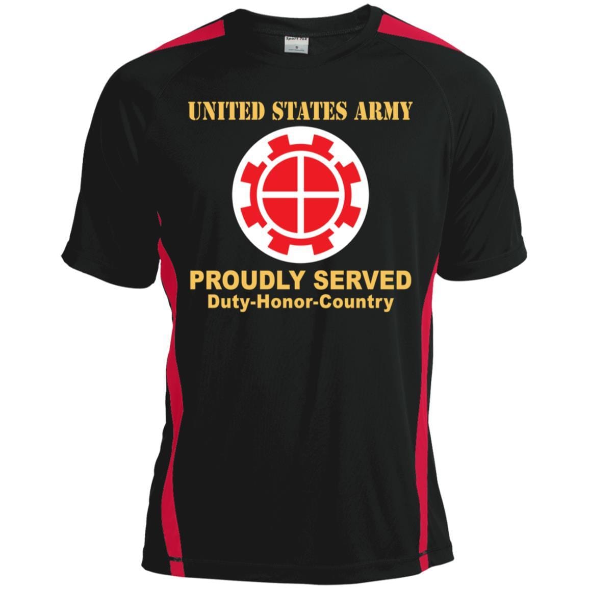 US ARMY 35TH ENGINEER BRIGADE - Proudly Served T-Shirt On Front For Men-TShirt-Army-Veterans Nation