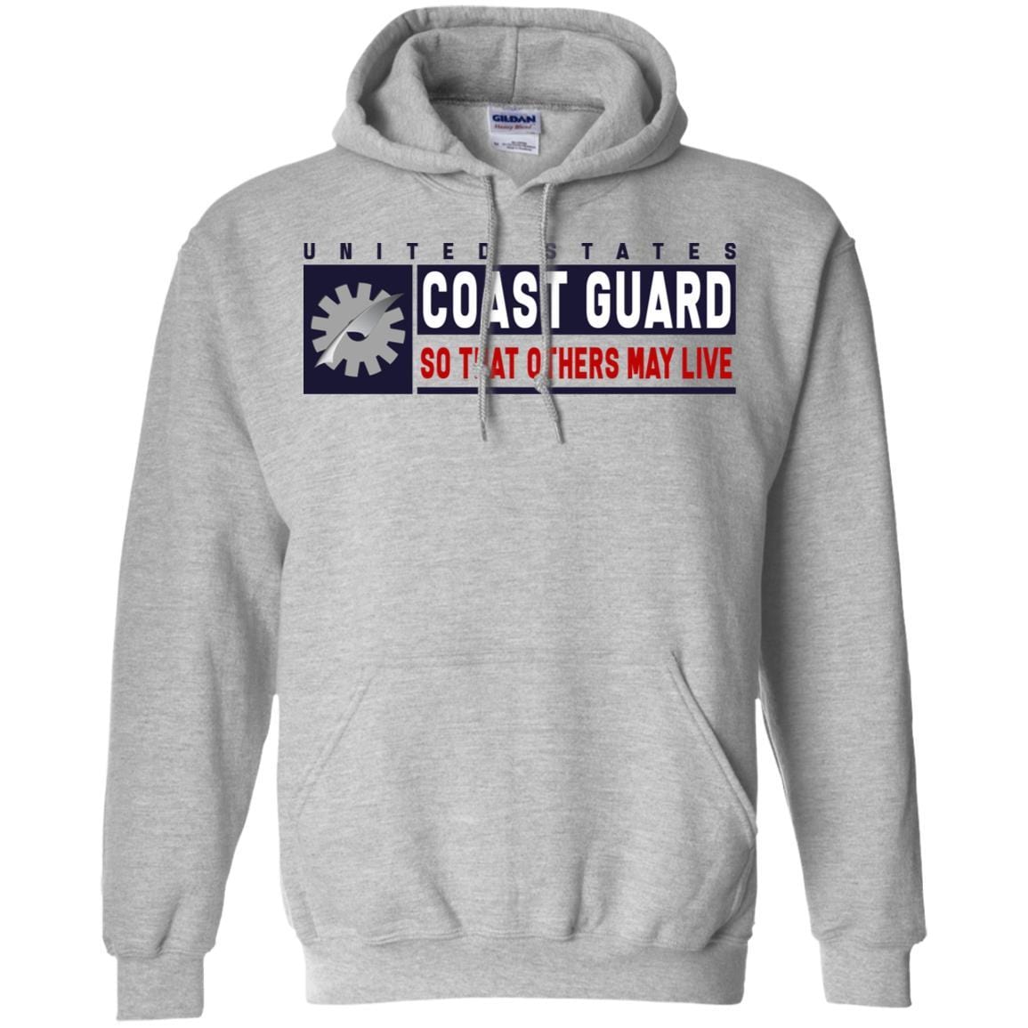 US Coast Guard Data Processing Technician DP Logo- So that others may live Long Sleeve - Pullover Hoodie-TShirt-USCG-Veterans Nation