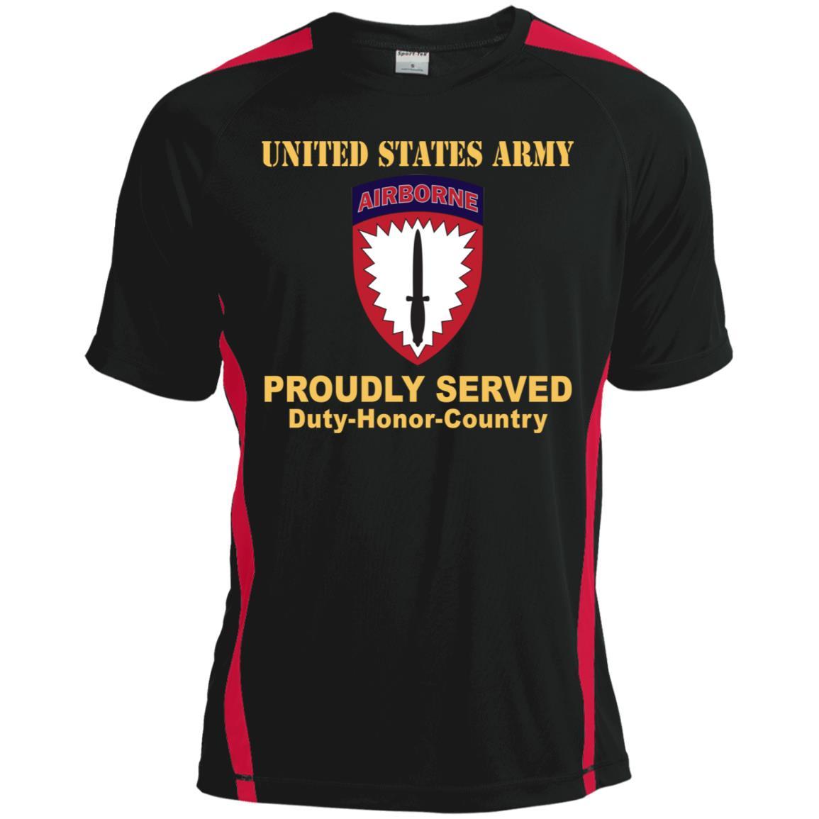 US ARMY SPECIAL OPERATIONS COMMAND EUROPE- Proudly Served T-Shirt On Front For Men-TShirt-Army-Veterans Nation