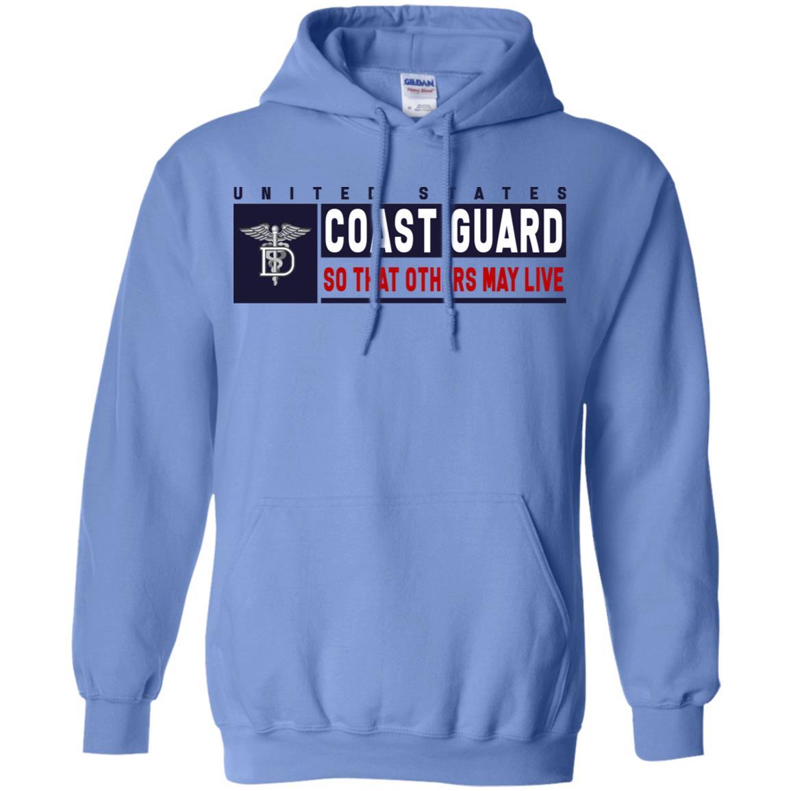 US Coast Guard Dental Technician DT Logo- So that others may live Long Sleeve - Pullover Hoodie-TShirt-USCG-Veterans Nation