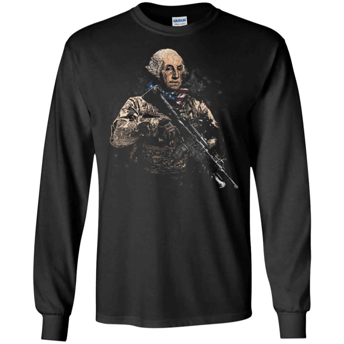 Military T-Shirt "Washington Soldier Presidents"-TShirt-General-Veterans Nation