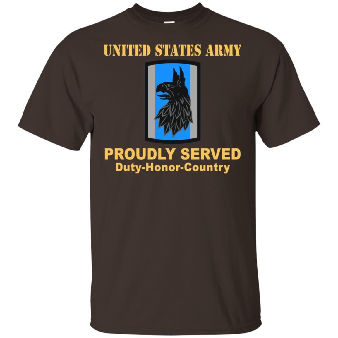 US ARMY 470 MILITARY INTELLIGENCE BRIGADE- Proudly Served T-Shirt On Front For Men-TShirt-Army-Veterans Nation