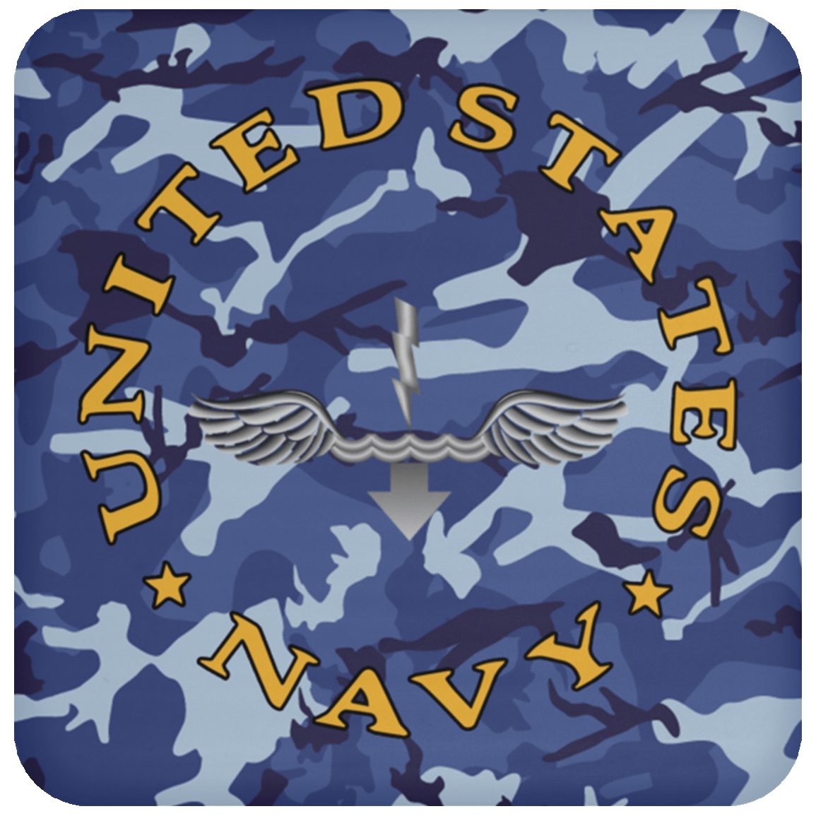 Navy Antisubmarine Warfare Technician Navy AX - Proudly Served Coaster-Coaster-Navy-Rate-Veterans Nation