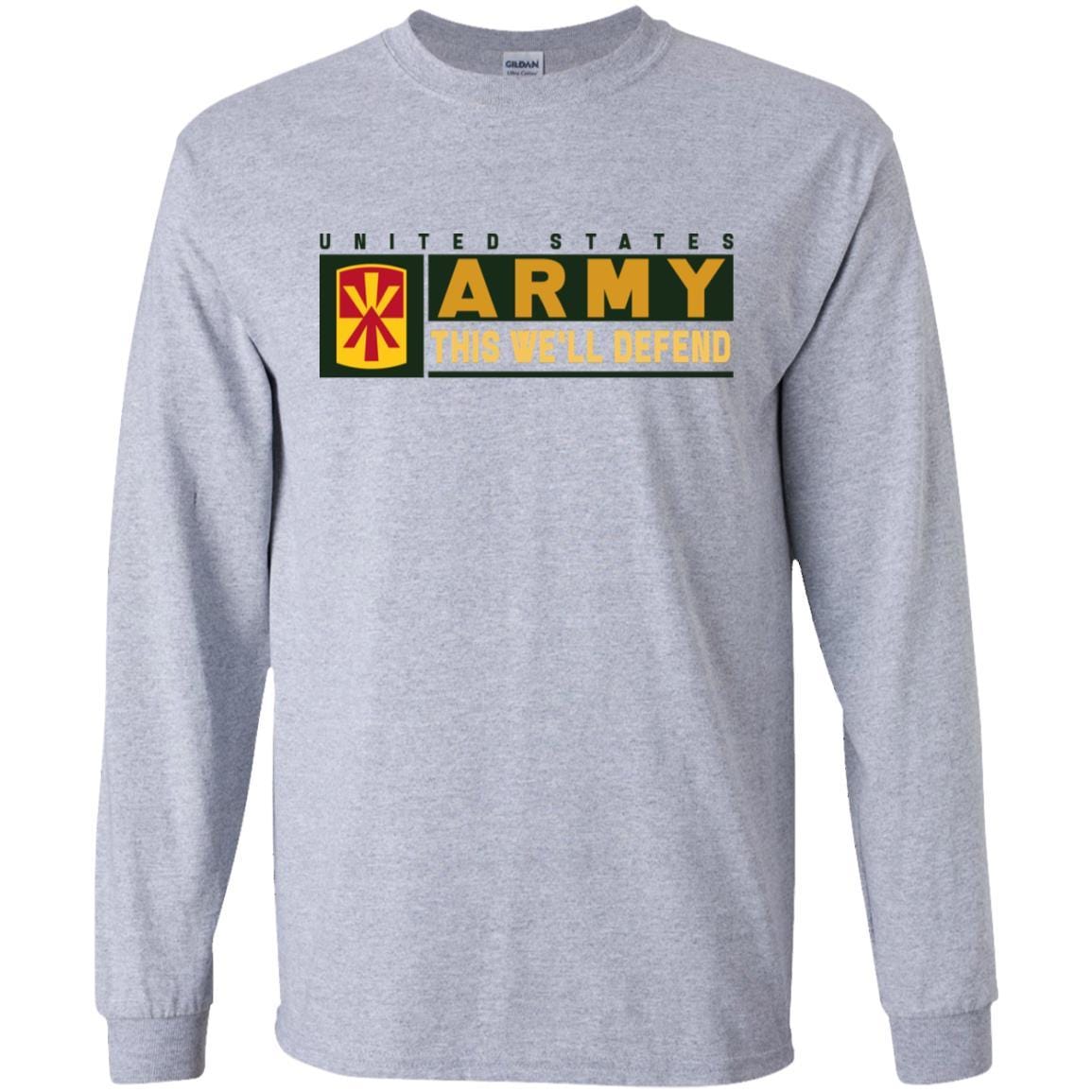 US Army 11TH AIR DEFENSE ARTILLERY BRIGADE- This We'll Defend T-Shirt On Front For Men-TShirt-Army-Veterans Nation