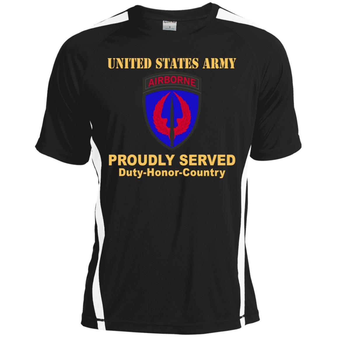 US ARMY SPECIAL OPERATIONS AVIATION COMMAND- Proudly Served T-Shirt On Front For Men-TShirt-Army-Veterans Nation